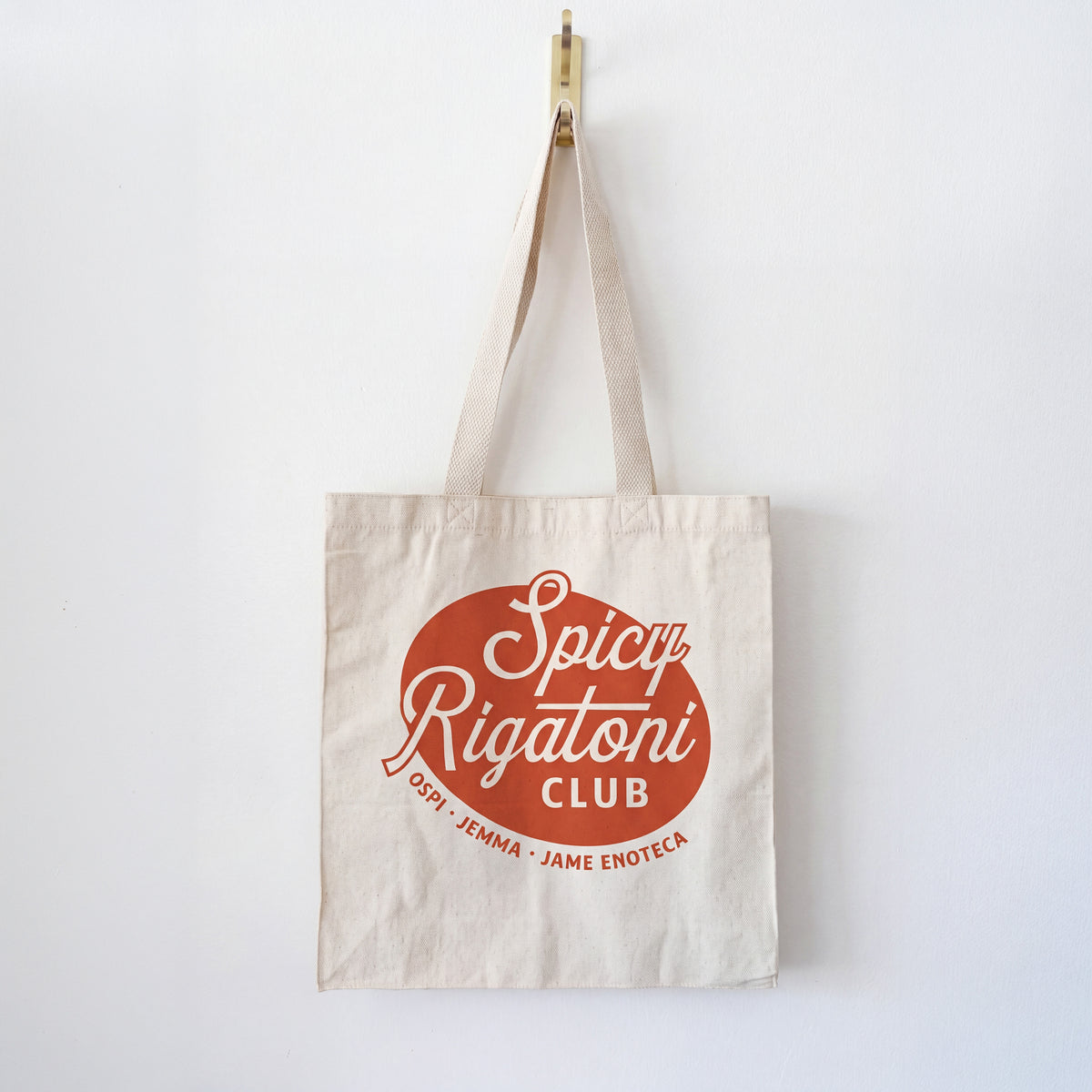 Spicy Rigatoni Club - Canvas Tote Bag
