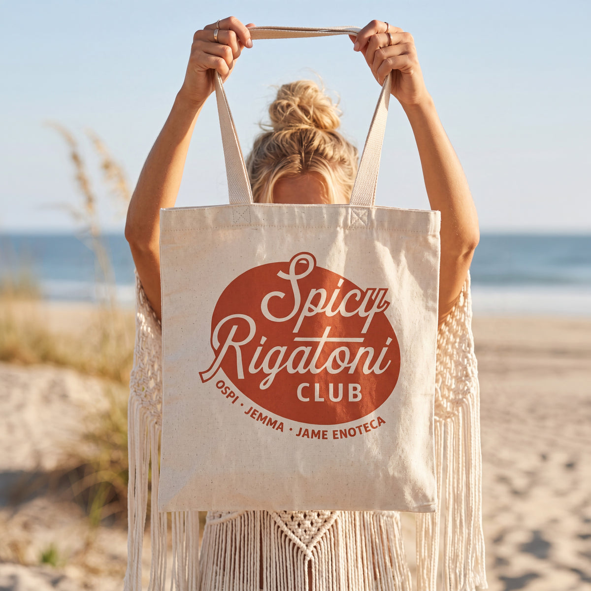 Spicy Rigatoni Club - Canvas Tote Bag